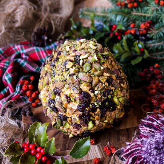 Cranberry Pistachio Cheese Ball