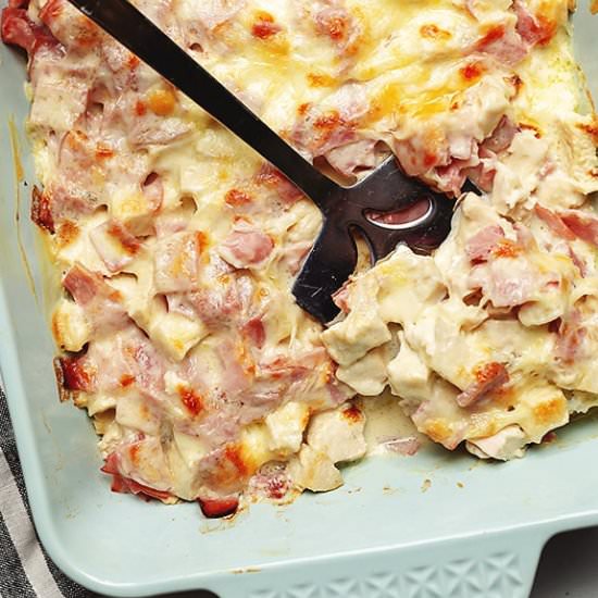 Chicken Cordon Bleu Casserole