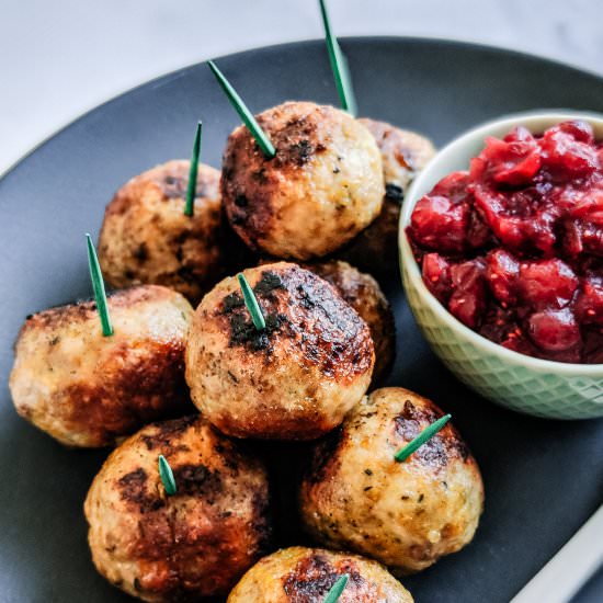 THANKSGIVING TURKEY MEATBALLS