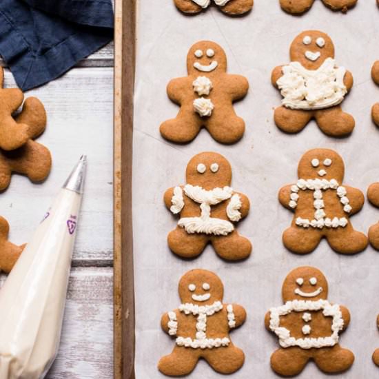 Bourbon Gingerbread Cookies