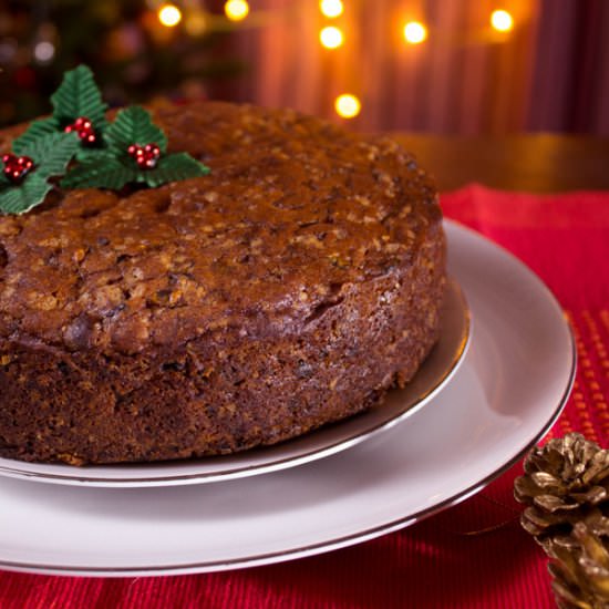 Eggless Fruit Cake