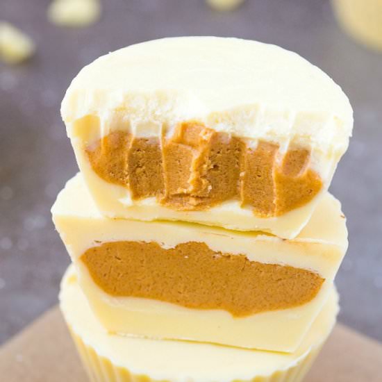 Keto White Chocolate Cups