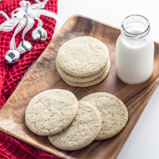 vanilla cardamom sugar cookies