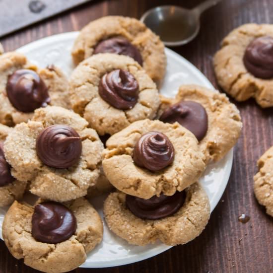Vegan Peanut Butter Blossoms