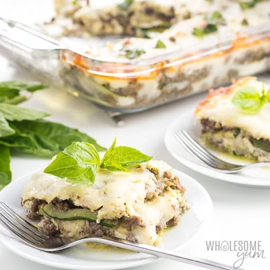 Keto Zucchini Lasagna