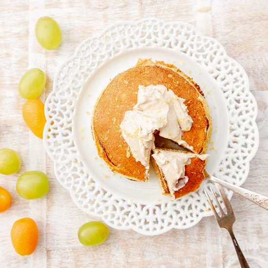 Keto Pancakes with Cinnamon Cream