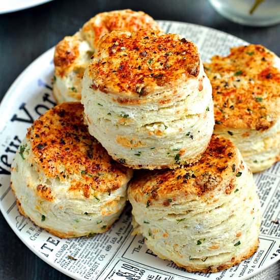 Chive and Cotija Cheese Biscuits