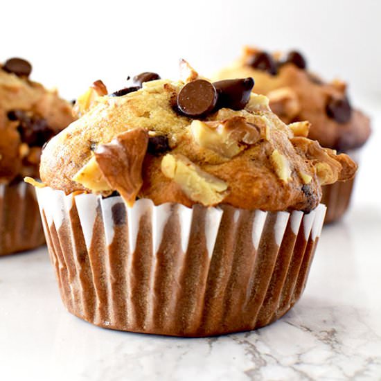 Banana Chocolate Chip Muffins
