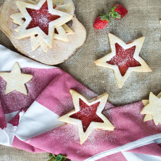 Jammy Star Biscuits