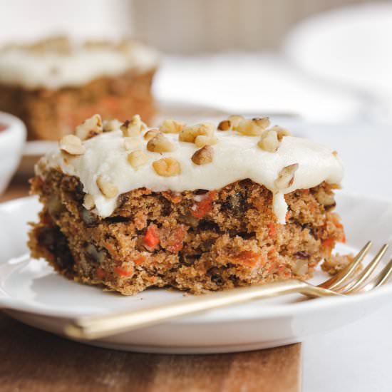 Vegan carrot cake