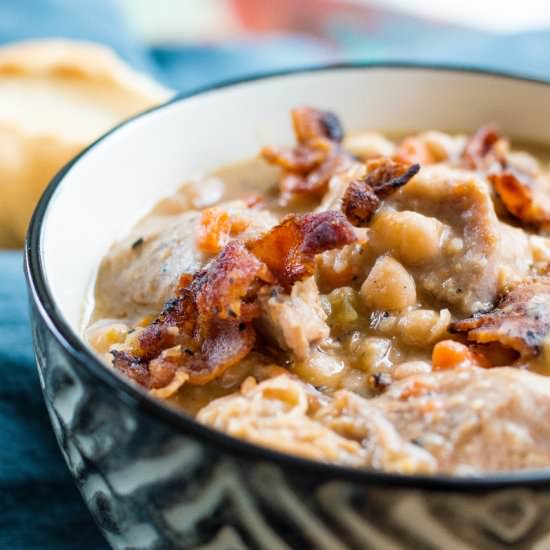 White Bean & Pork Stew