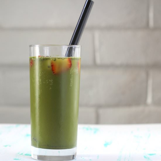 Matcha Ginger Beer Fizz