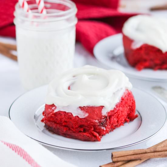 Red Velvet Cinnamon Rolls