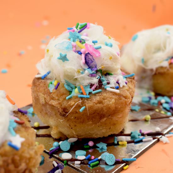 Vegan French Vanilla Fried Cake
