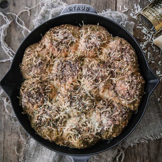 Pull-Apart Low Carb Bread