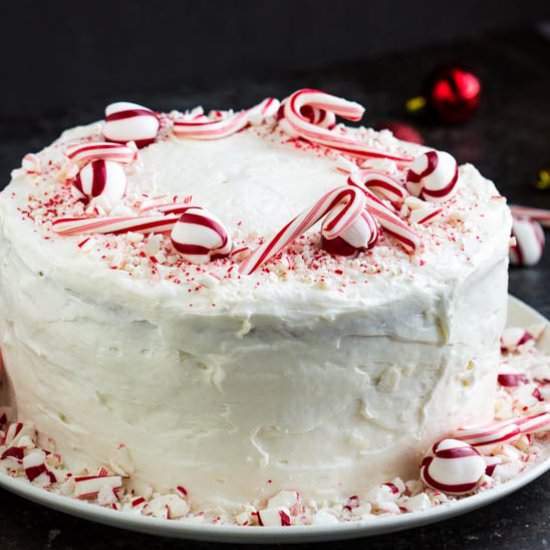 Peppermint Candy Three Layer Cake