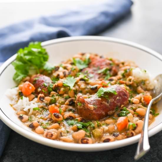 Instant Pot Hoppin John Soup