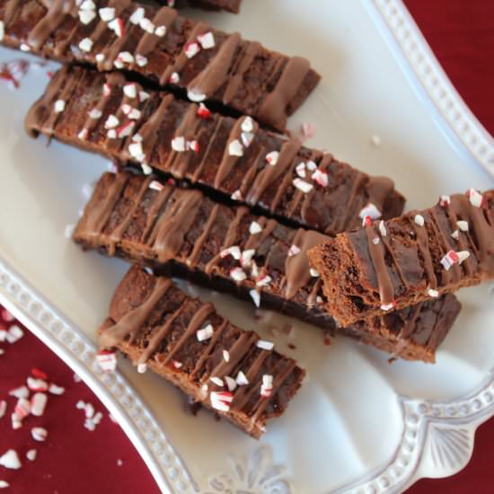 Chocolate Peppermint Biscotti