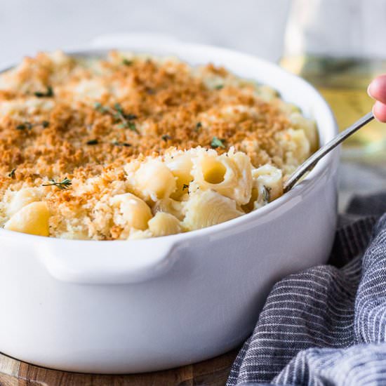 White Wine Mac and Cheese