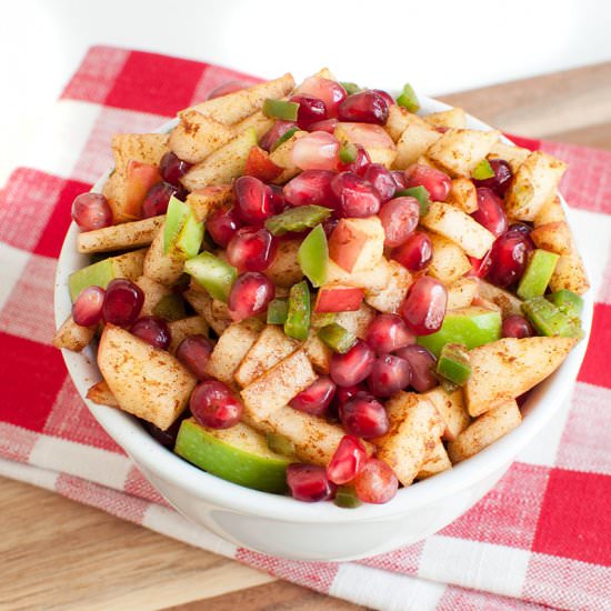 Apple Salsa with Pomegranate