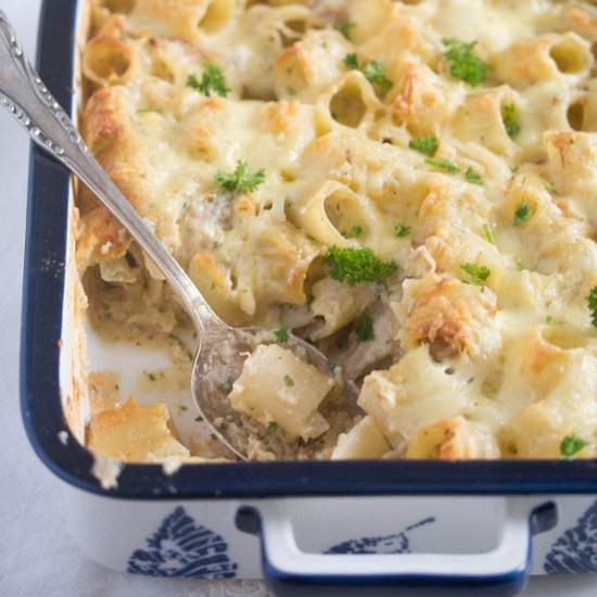 Leftover Turkey Noodle Casserole
