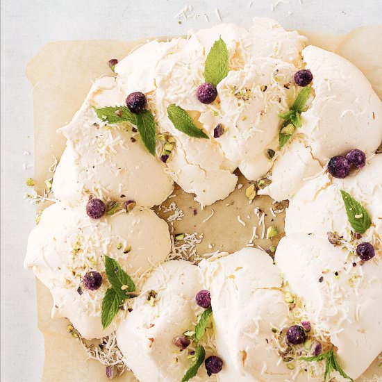 Thermomix Christmas Wreath Pavlova