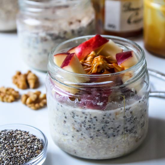 Overnight Apple Cinnamon Oats