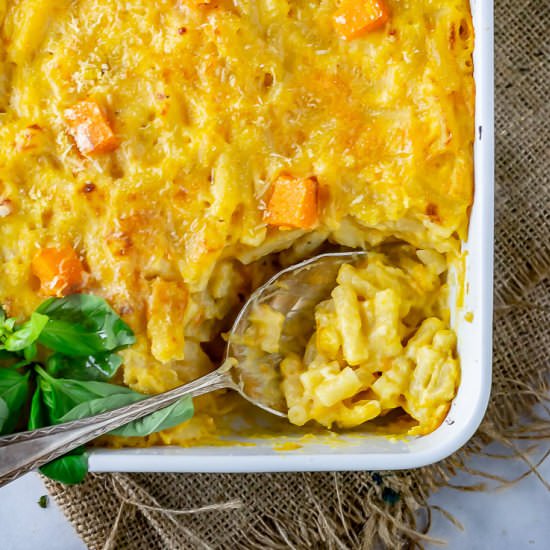 Sweet Potato Mac and Cheese