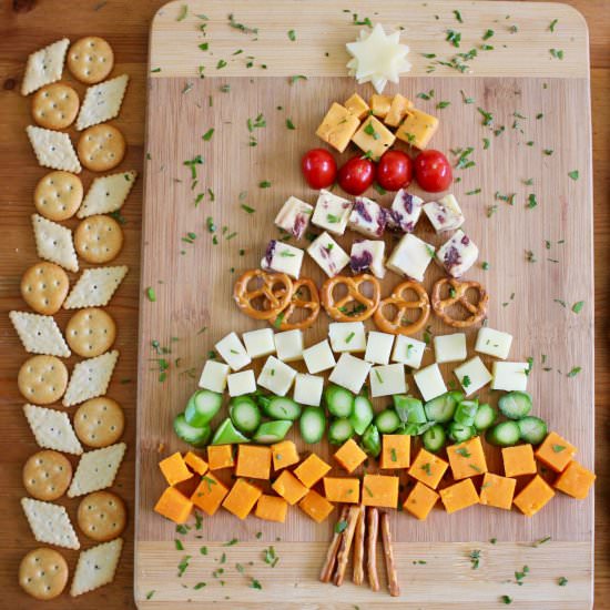 Cheese Christmas tree