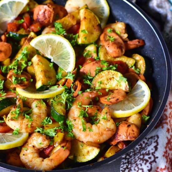 One Pan Cajun Skillet