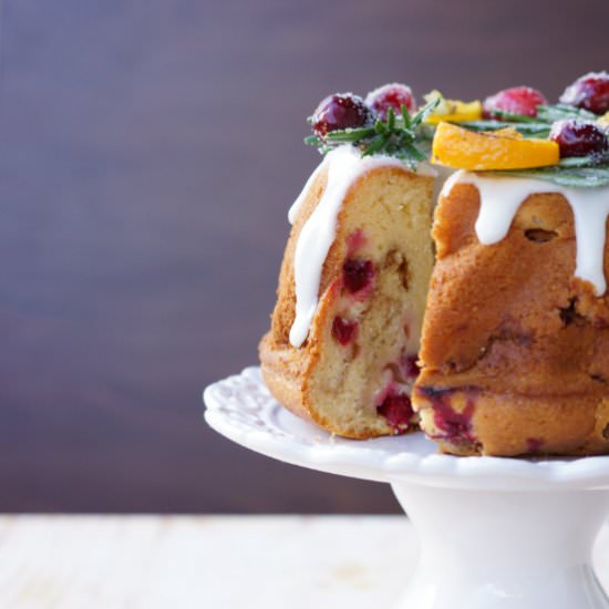 Orange Cranberry Bundt Cake
