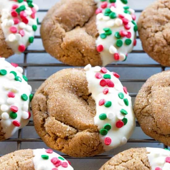 Soft Molasses Cookies