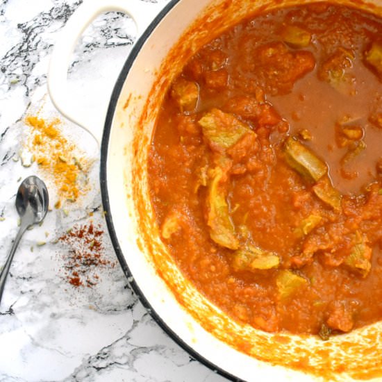Leftover Lamb Curry