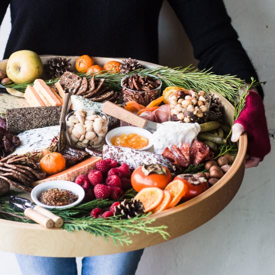 Epic Winter Cheese Board