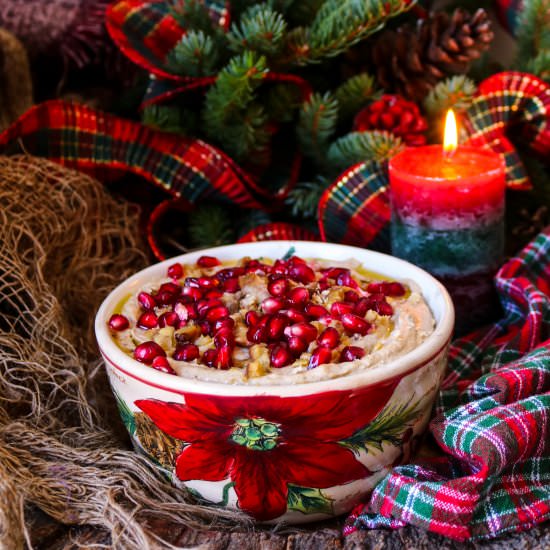 Chestnut Pomegranate Hummus