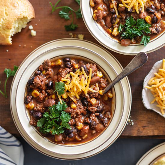 Two-Bean Chili Con Carne