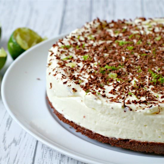 No Bake Lime Cheesecake