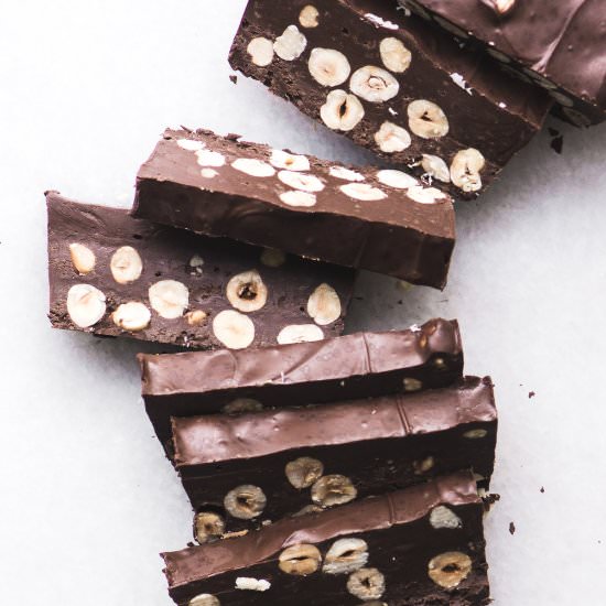 Chocolate hazelnut Torrone