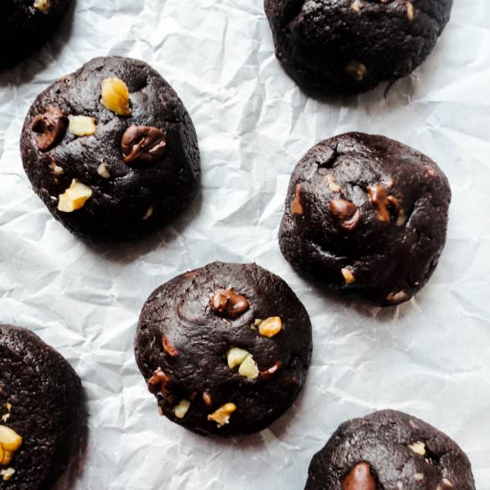 Deep Dark Brownie Cookies