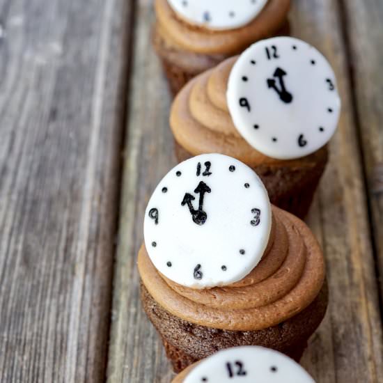 Chocolate Mocha Countdown Cupcakes