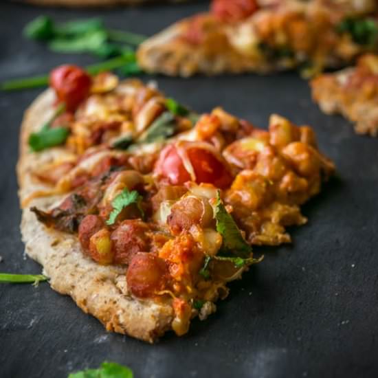 Indian Tikka Masala Pizzas