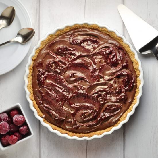 Black Forest Cheesecake Tart