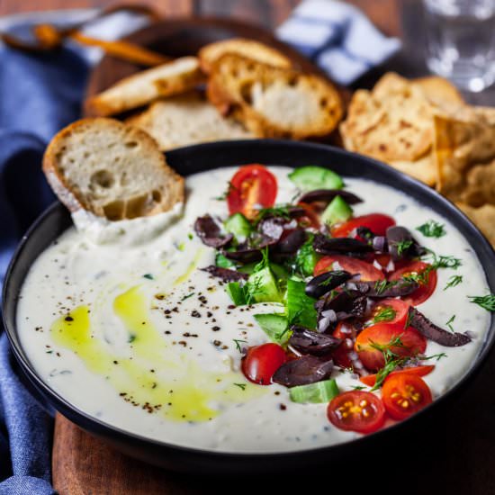 Greek Cheese Fondue
