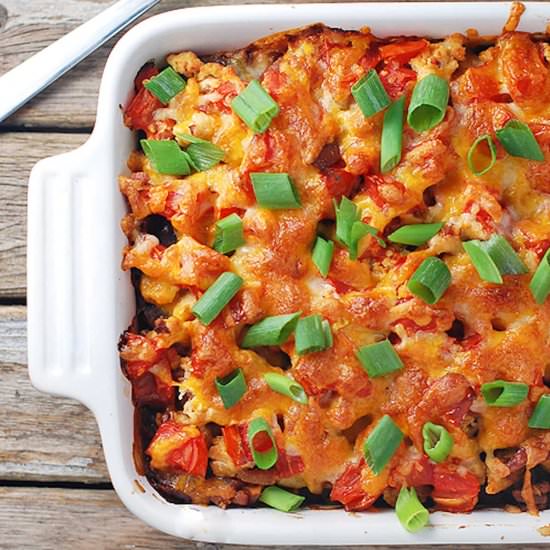 southwest black bean casserole