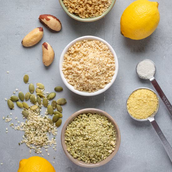 Vegan Cheesy Sprinkle 3 Ways