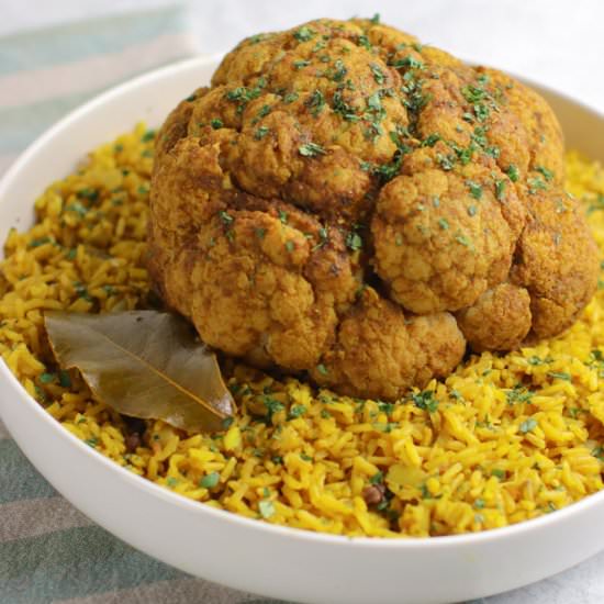 Curried Slow Cooker Cauliflower