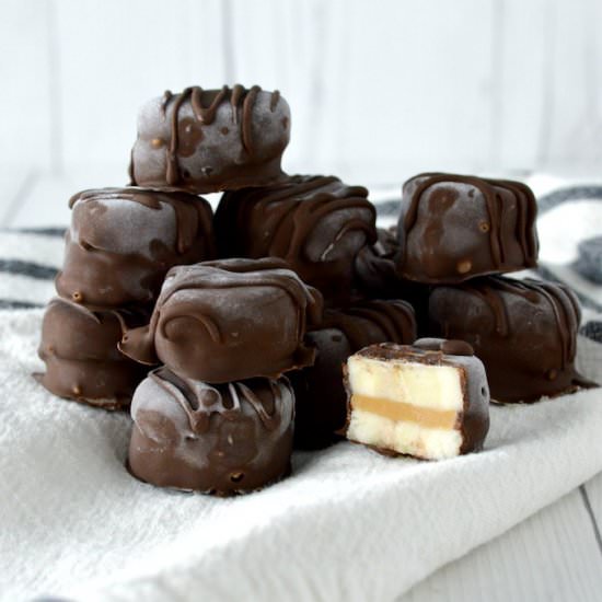 Chocolate Peanut Butter Banana Bite