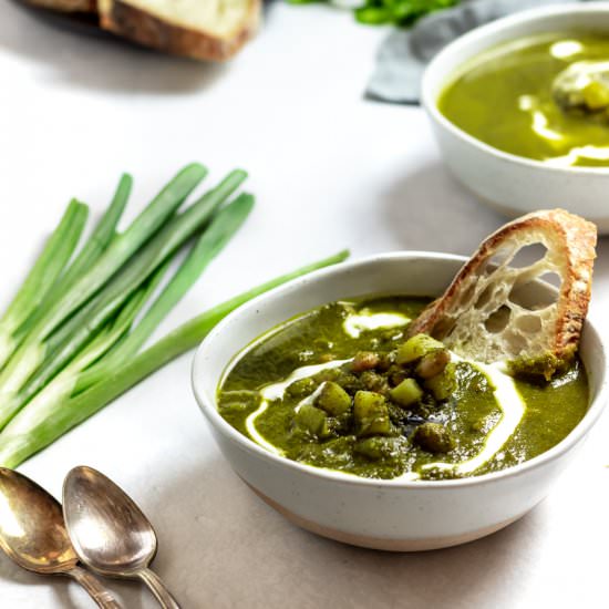 Winter Green Goddess Soup