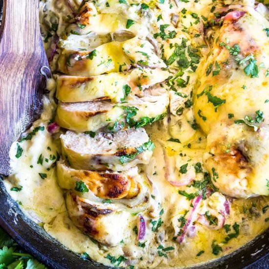 Keto Green Chile Chicken
