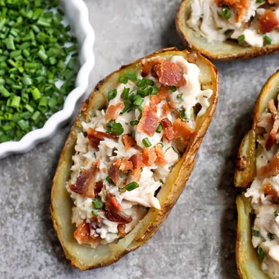 Paleo Chicken Bacon Ranch Skins